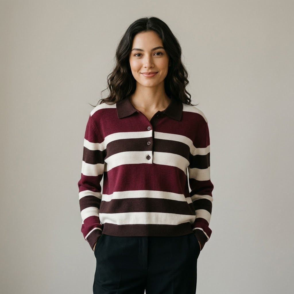 Beth Burgundy Jumper