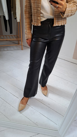 Ella Pleather Trousers