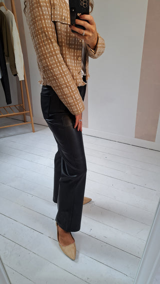 Ella Pleather Trousers