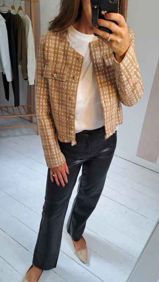 Ella Pleather Trousers