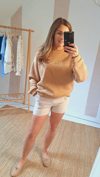 Olivia Cream Shorts