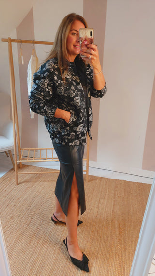 Leo Pleather Skirt