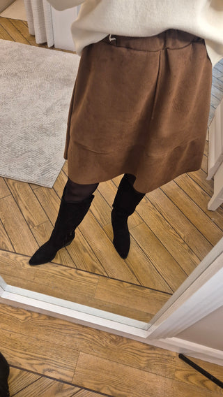 Kinsley Brown Skirt