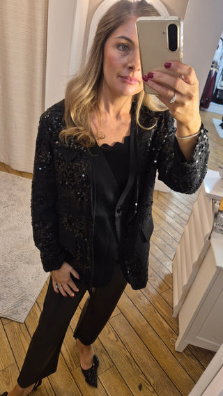 Olivia Sparkle Black Jacket