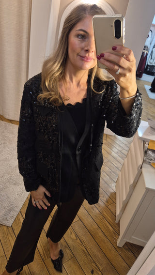 Olivia Sparkle Black Jacket