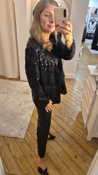 Olivia Sparkle Black Jacket