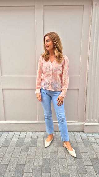 Amy Pink Blouse