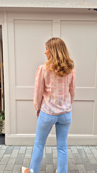 Amy Pink Blouse