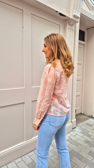 Amy Pink Blouse