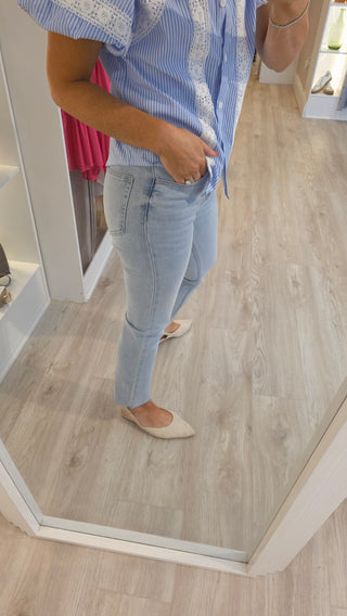 Francesca Straight High rise Jeans