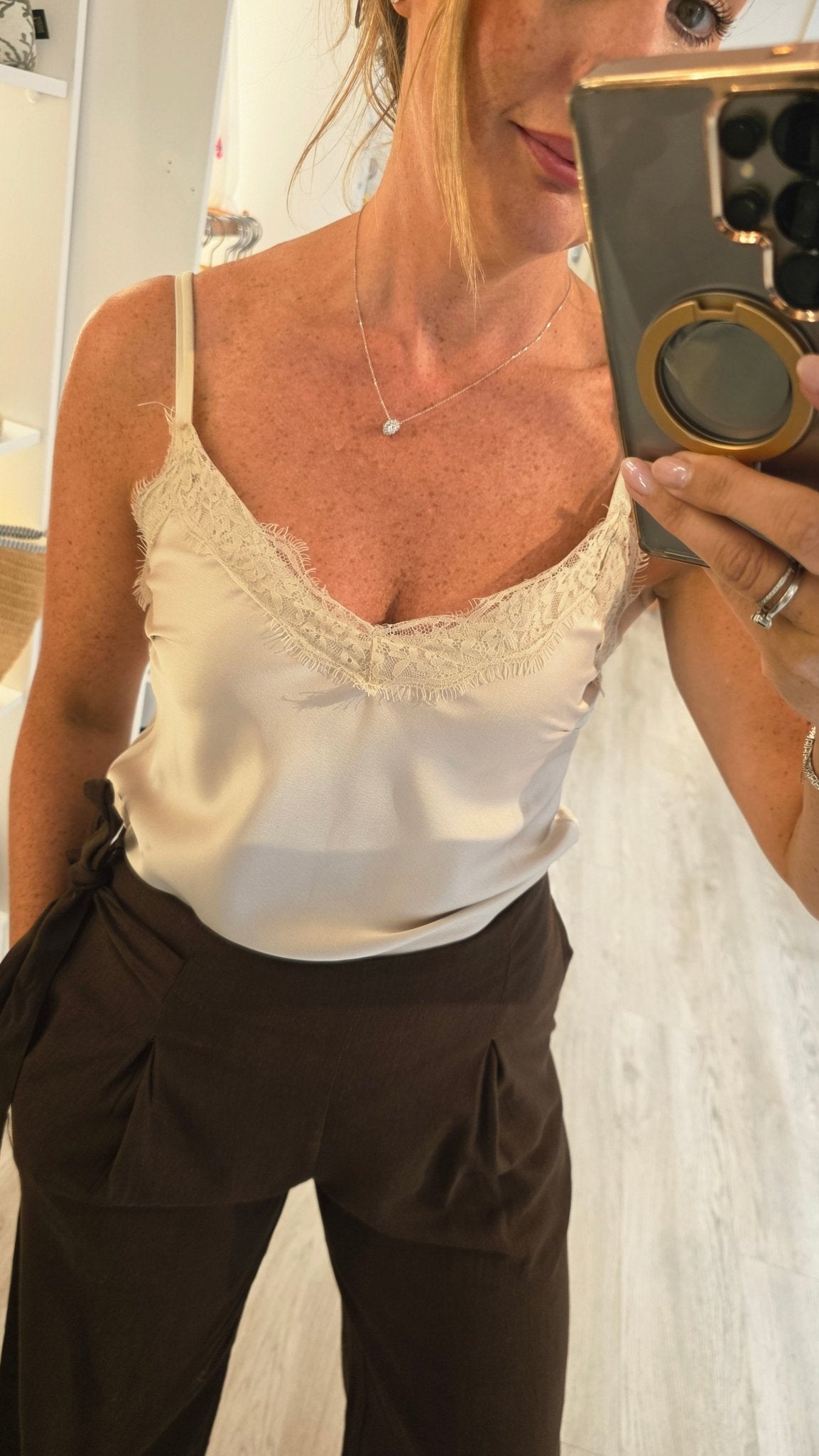 Shelley Trousers Brown - Lily's Boutique