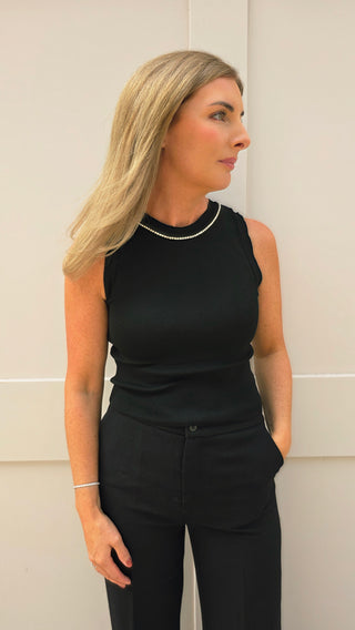 Evie Sleeveless Jumper