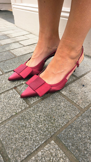 Izzy Heel Maroon