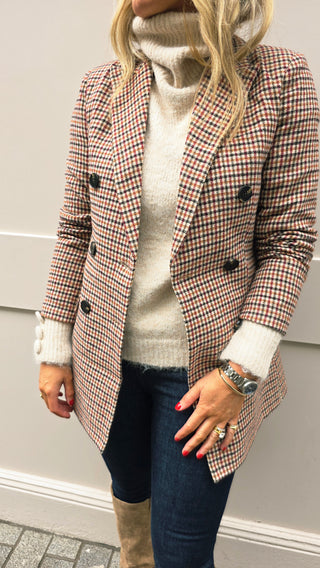 Charlotte Red tweed Blazer