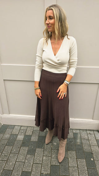 Lottie Cream Top