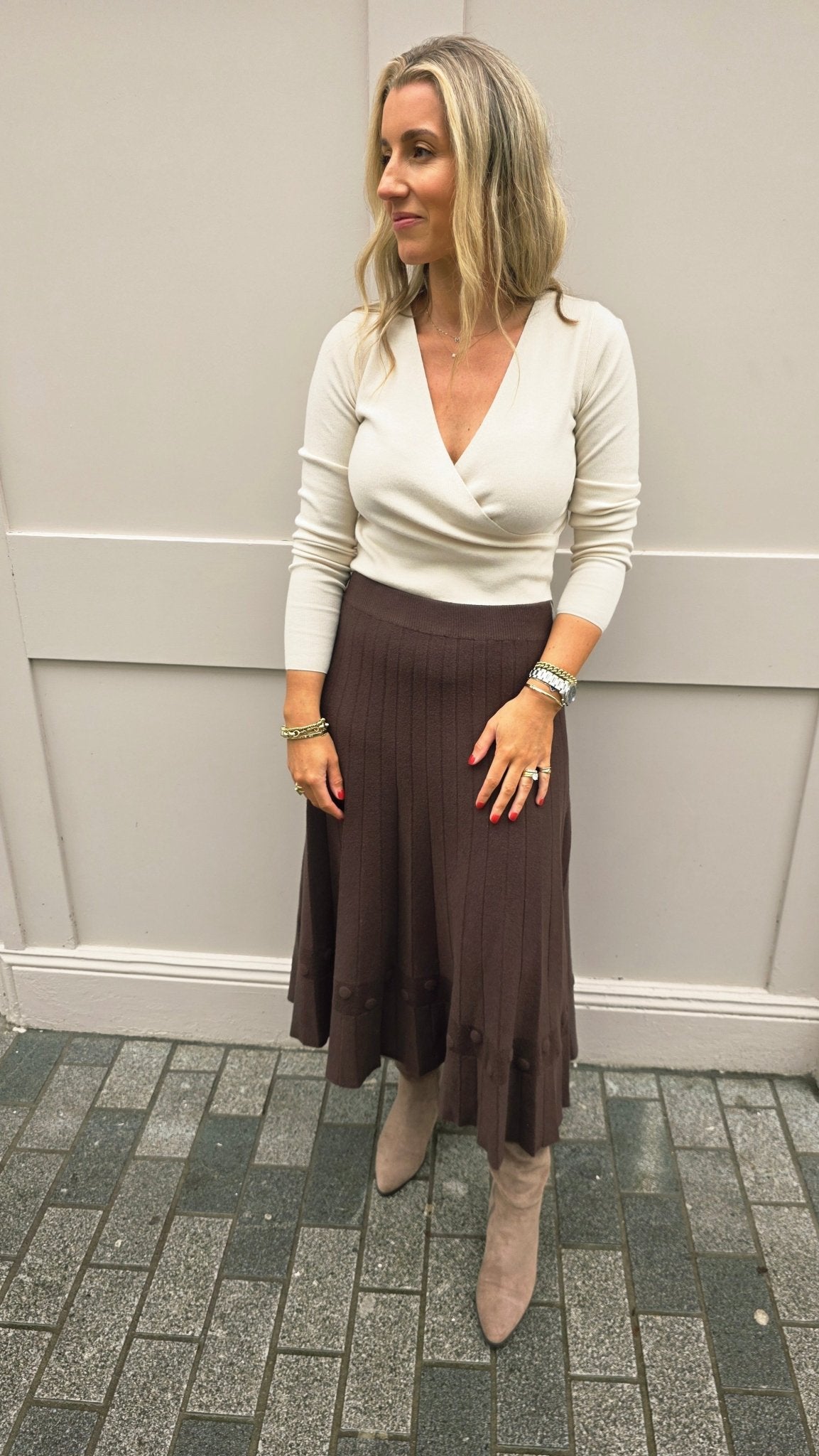 Lottie Cream Top - Lily's Boutique