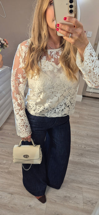 Lisa Lace Top