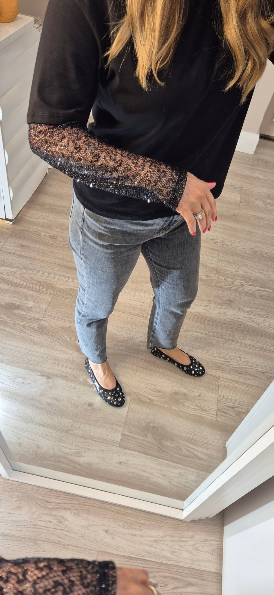 Josie Black Top - Lily's Boutique
