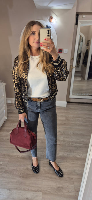 Polly Golden Bomber Jacket