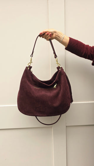Anna Burgundy Tote