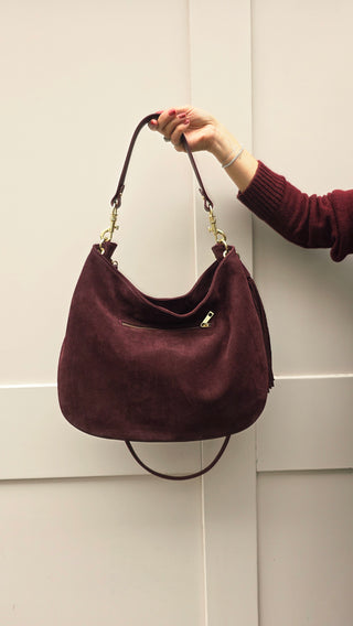Anna Burgundy Tote