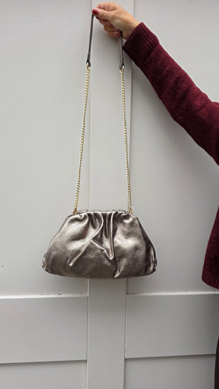 Polly Bronze Leather Bag