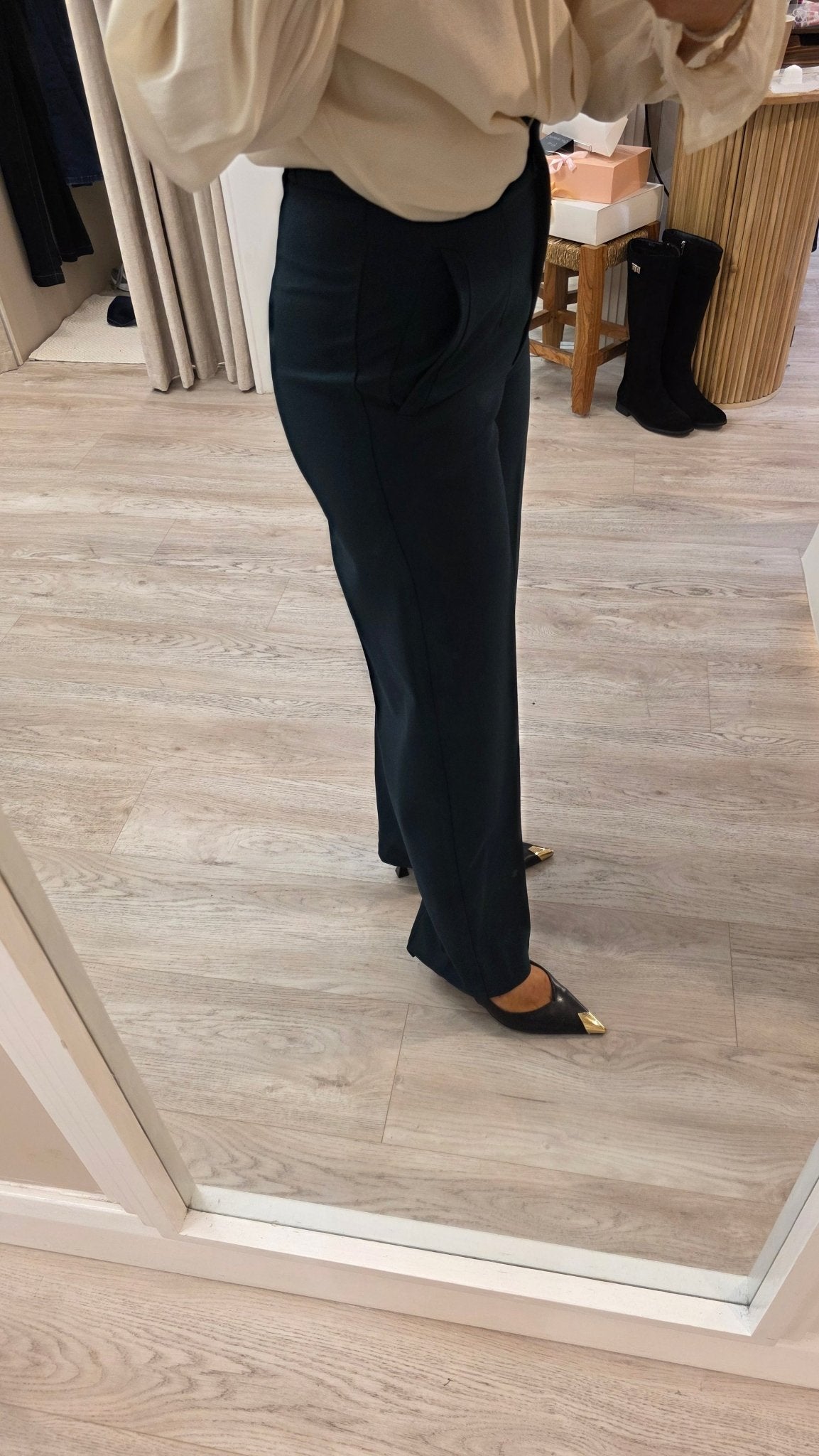 Martha Green Trousers - Lily's Boutique