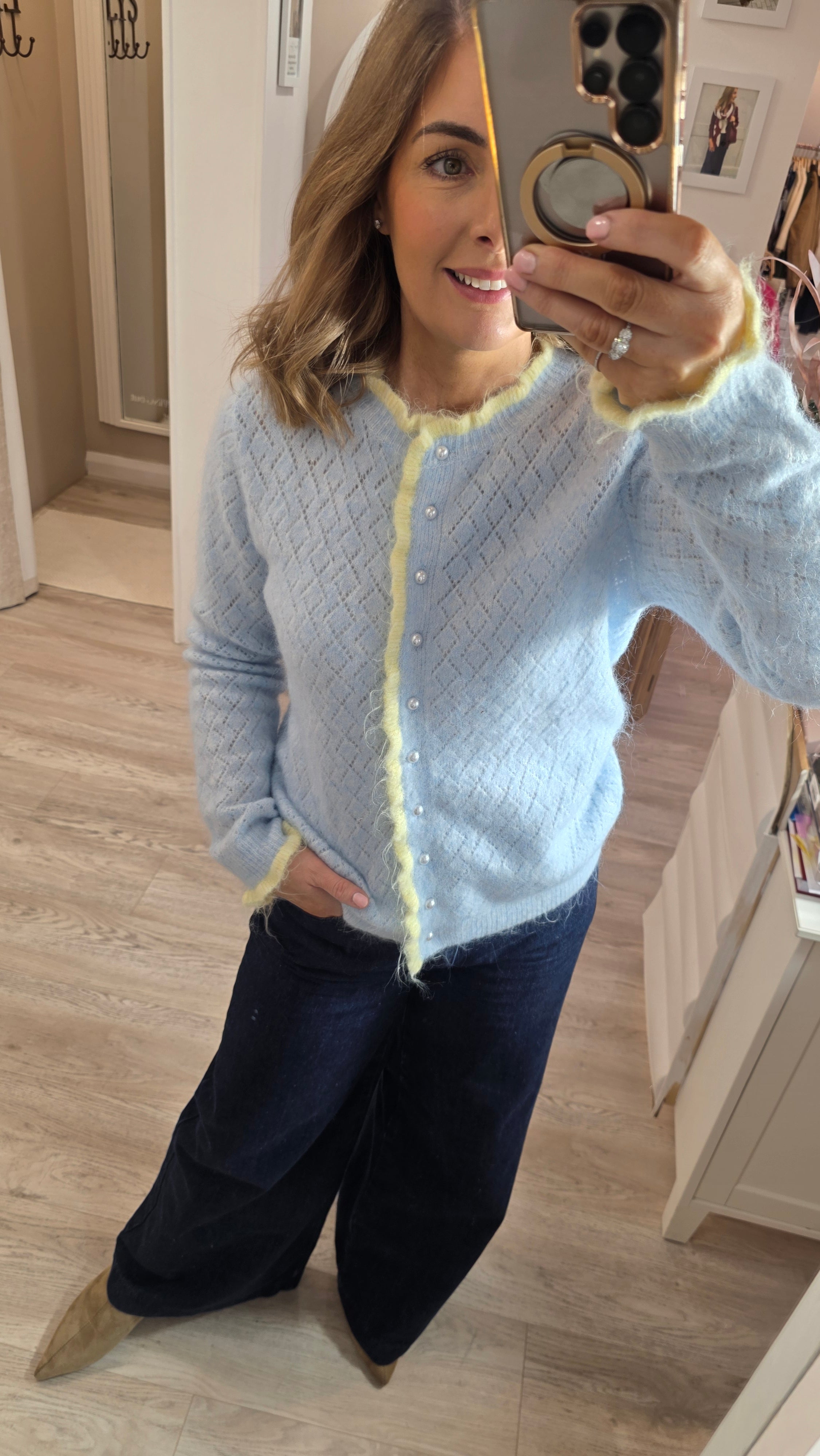 Clara Blue Cardi