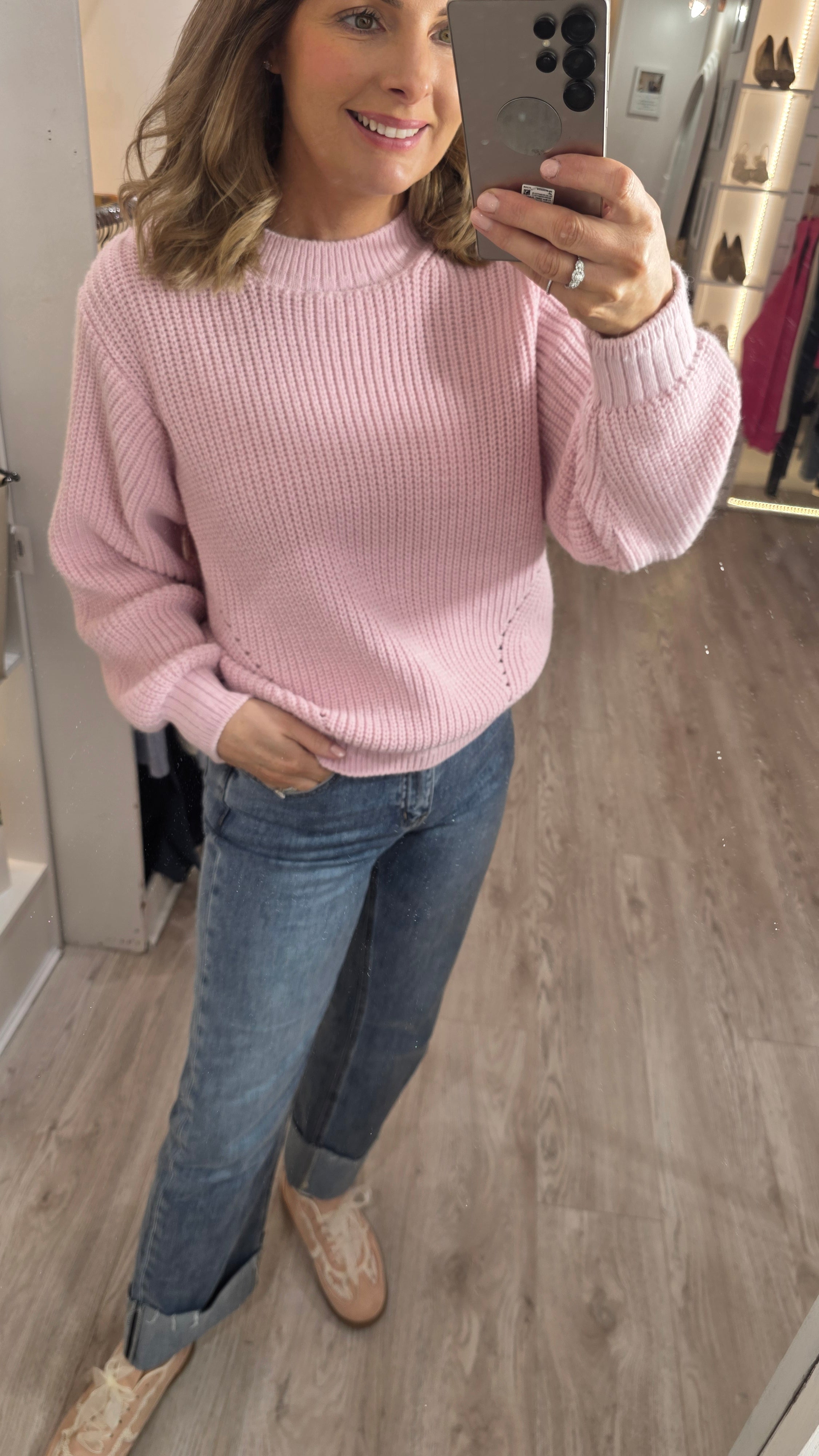 Hayley Pink Jumper