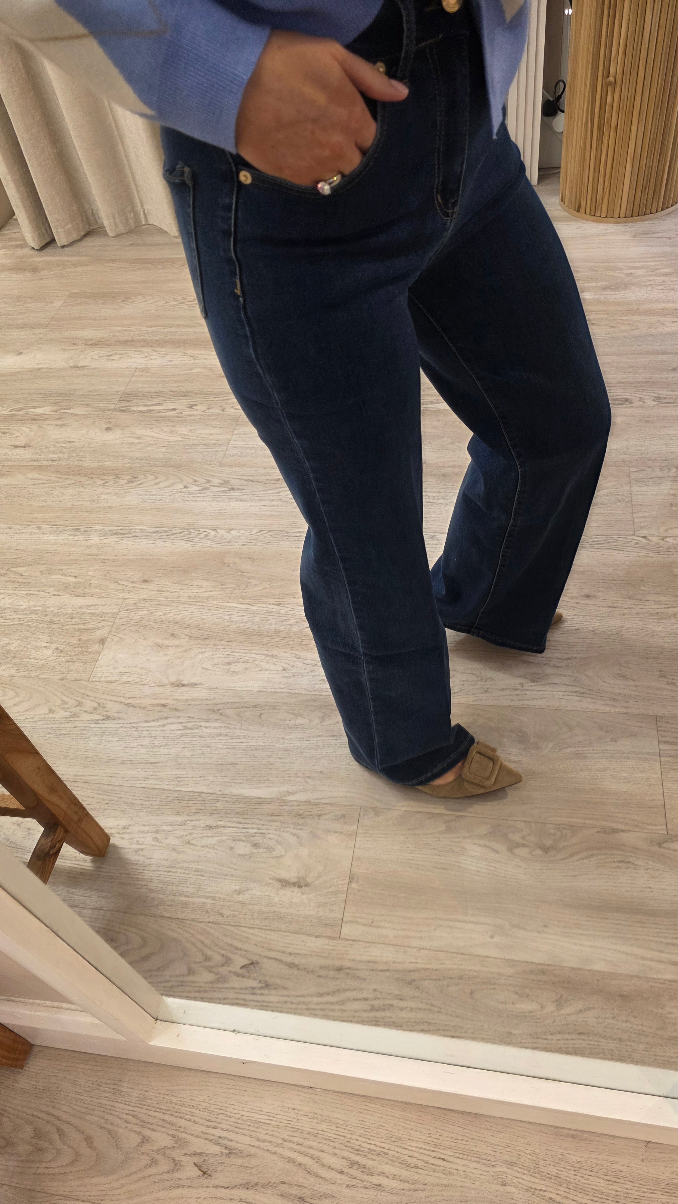 Cilla Blue Straight leg Jeans