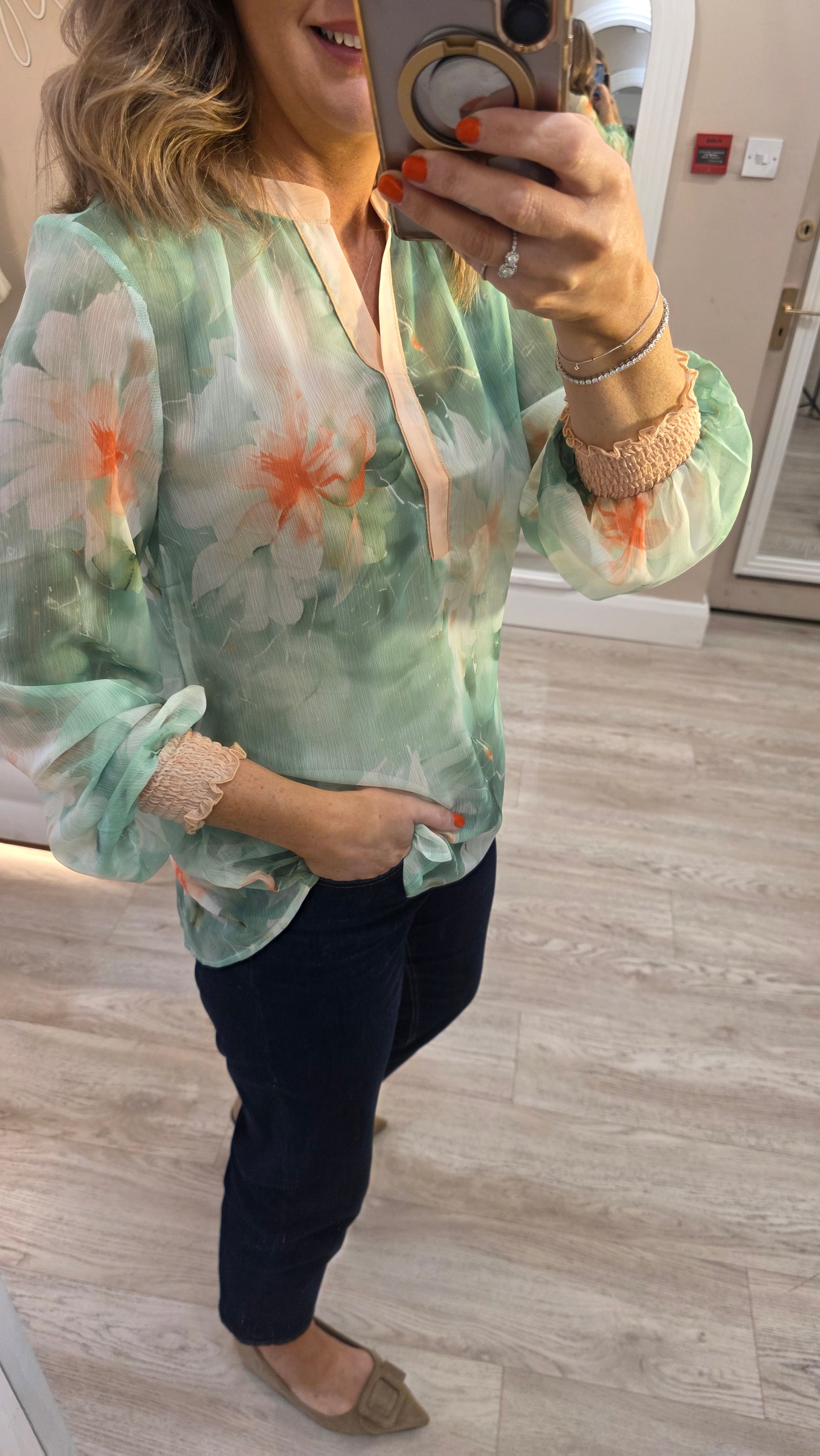 Cassie Blouse Mint