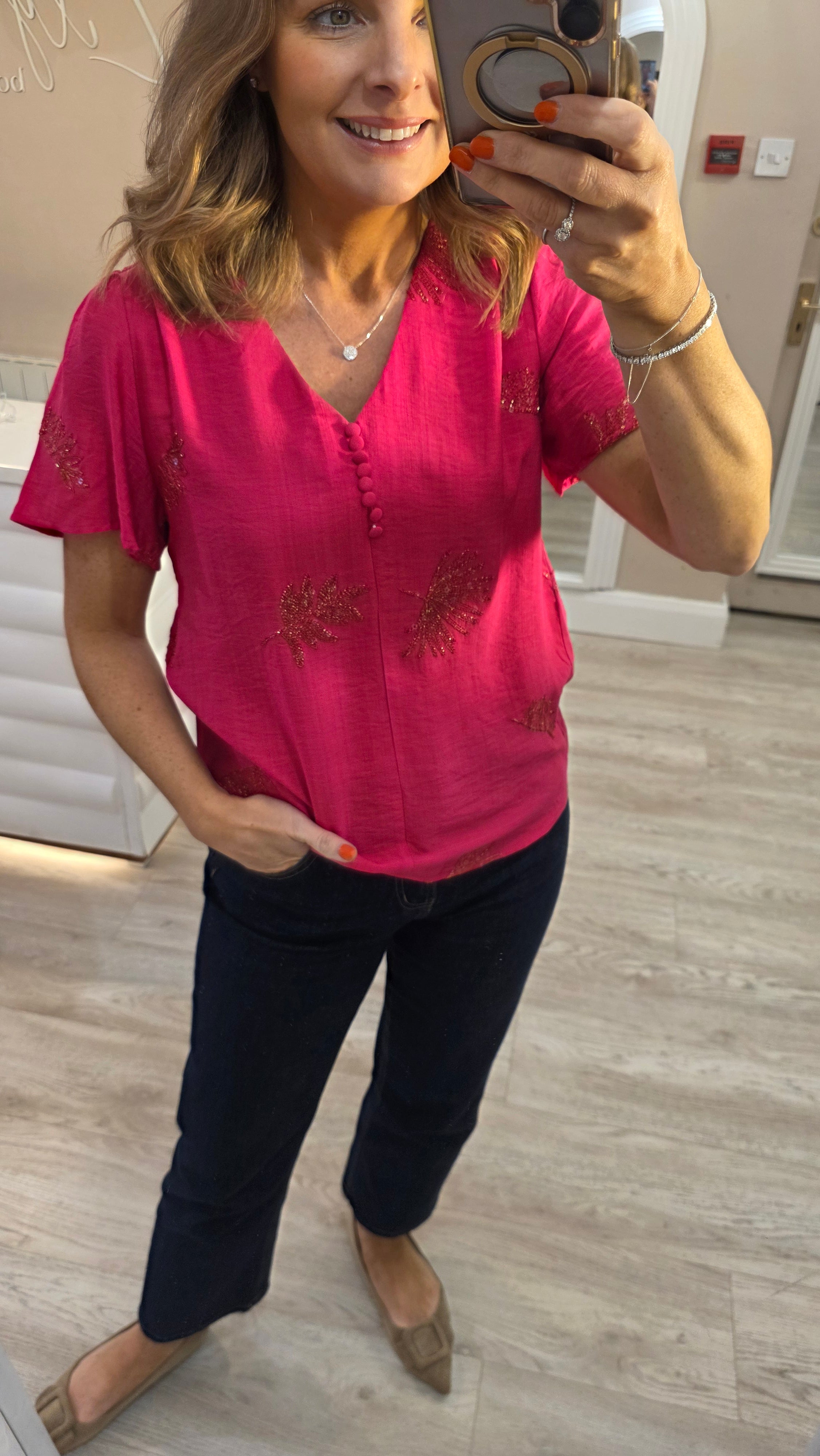 Mia Pink Top