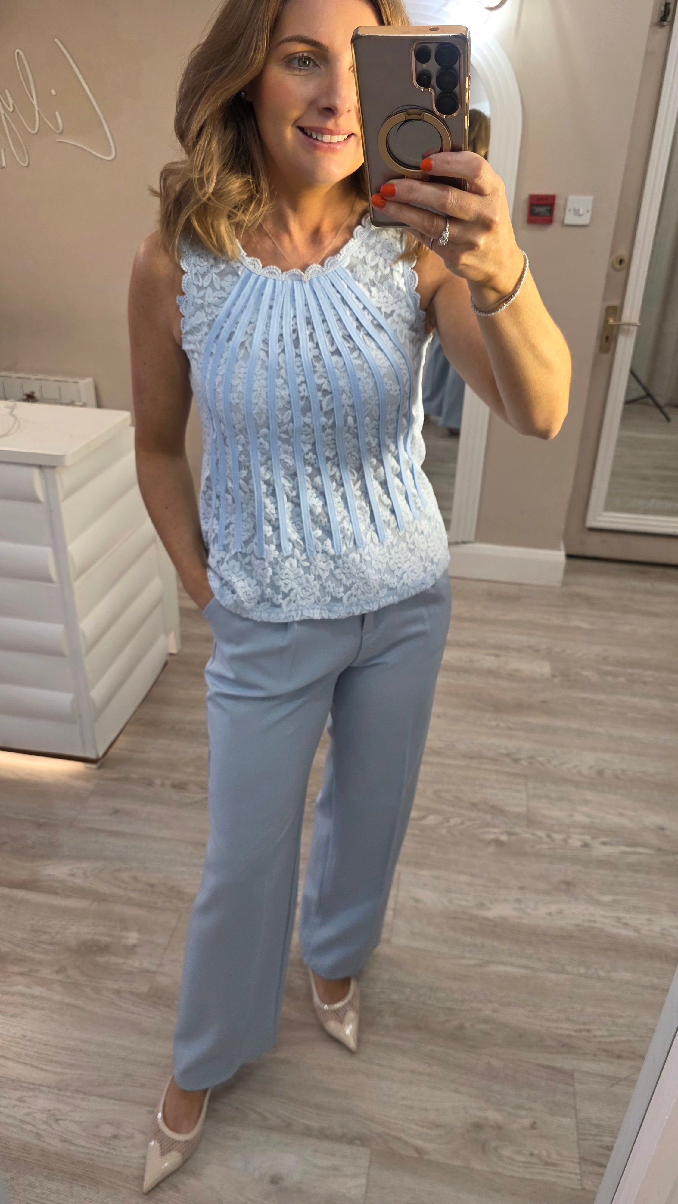 Anna Top Blue