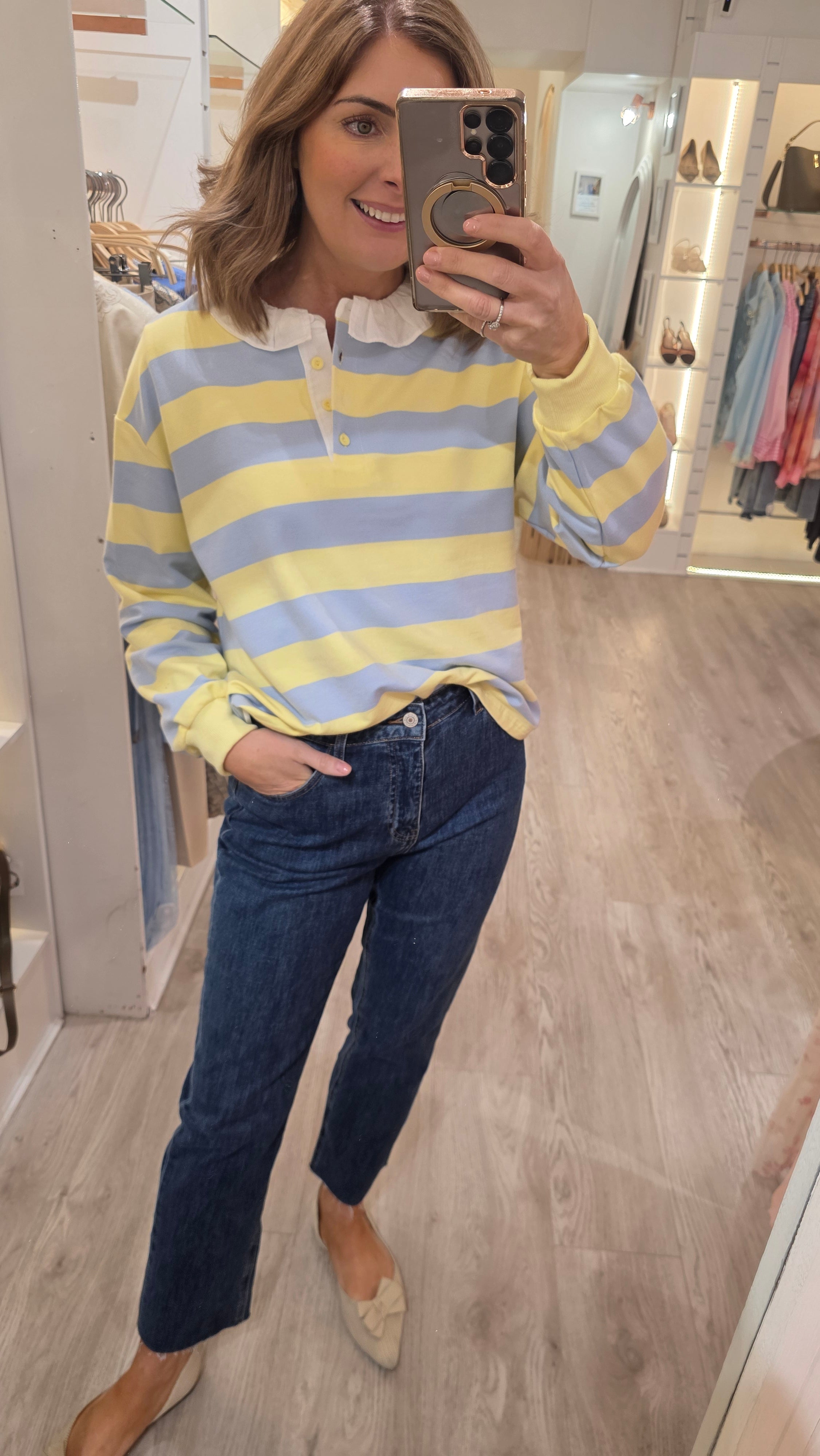 Ellie Straight Leg-by Lily's Jeans Edit Light Blue