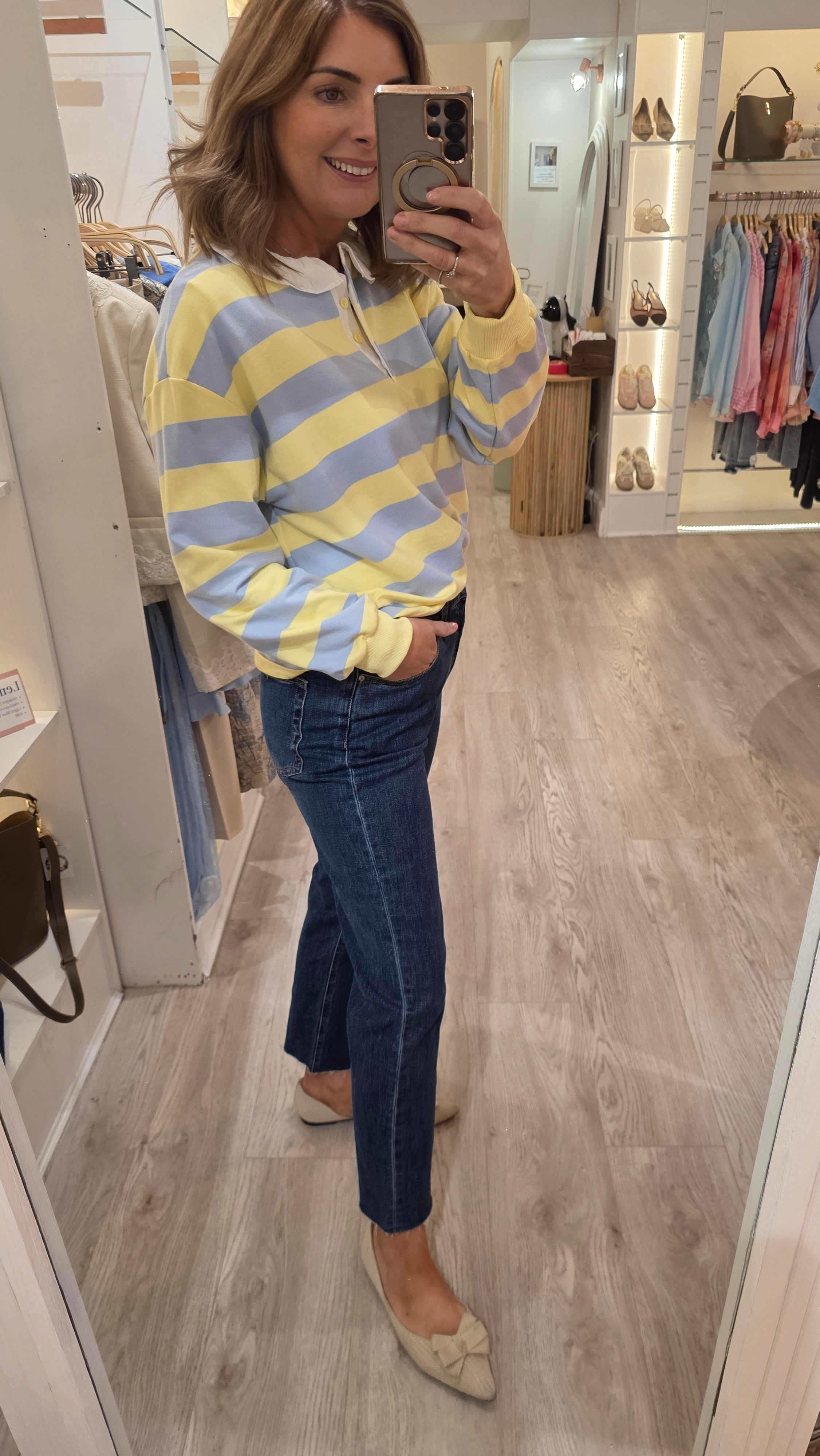 Ellie Straight Leg-by Lily's Jeans Edit Light Blue