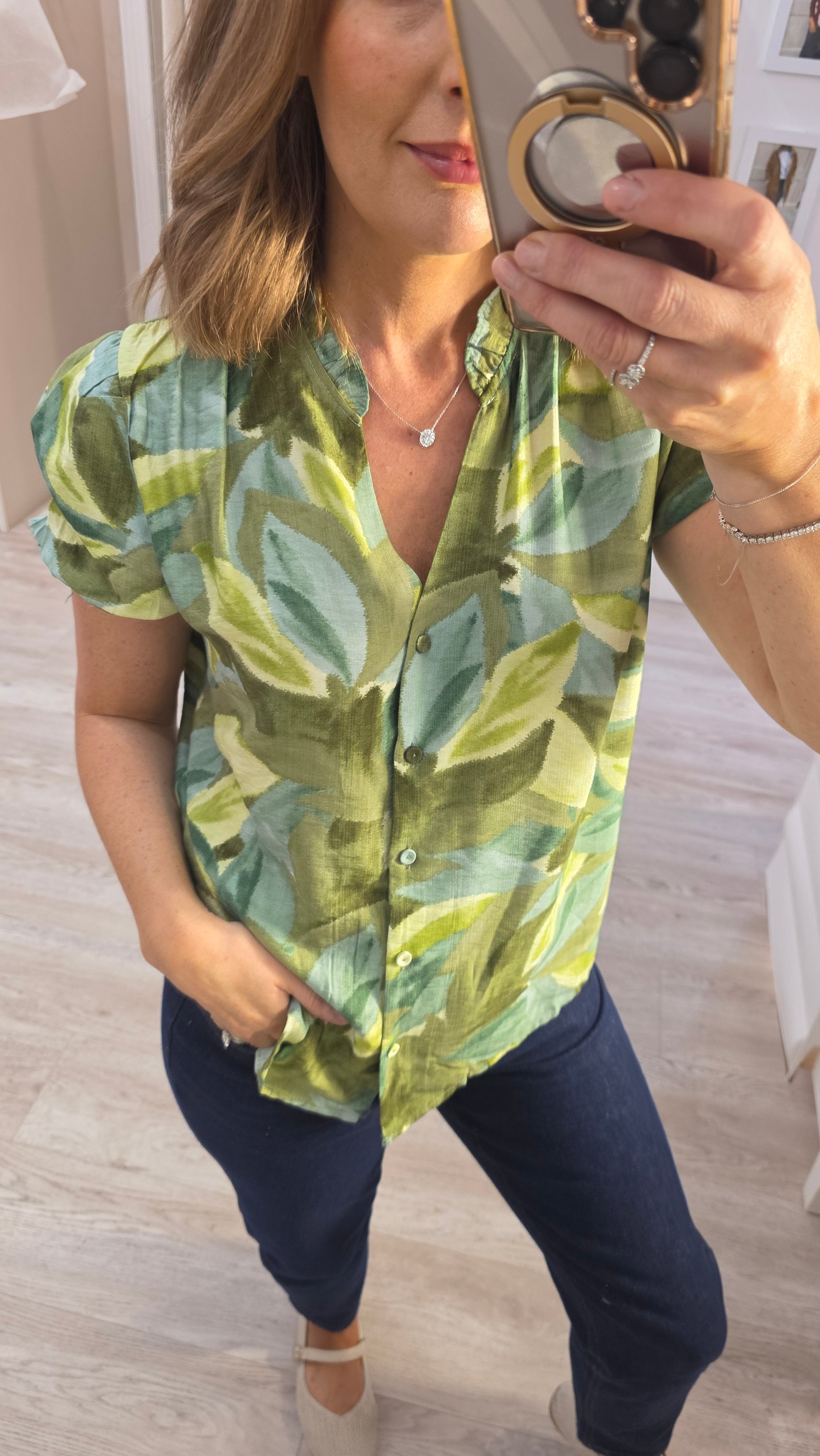 Ivy Green Blouse