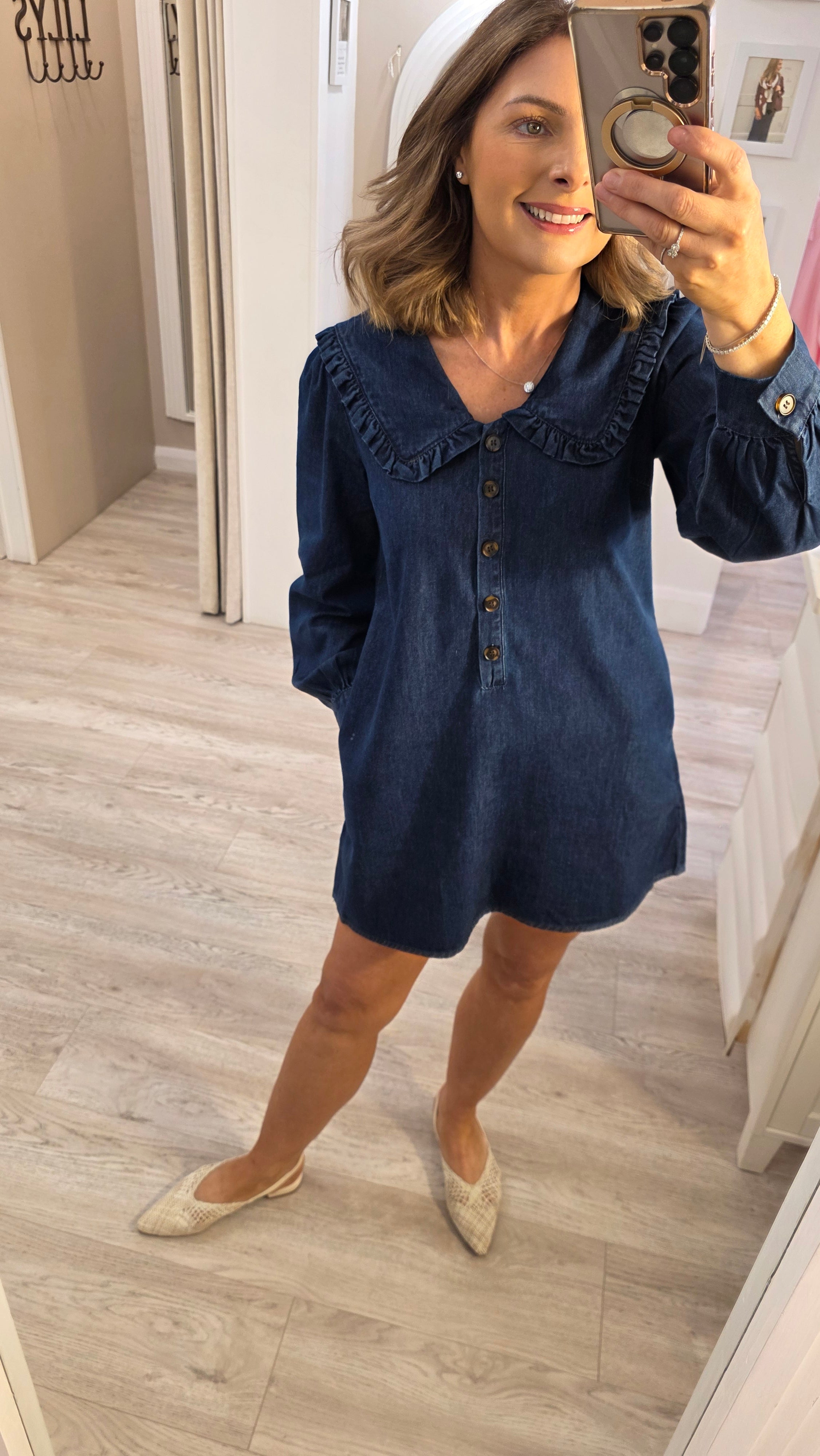 Lila Denim Dress