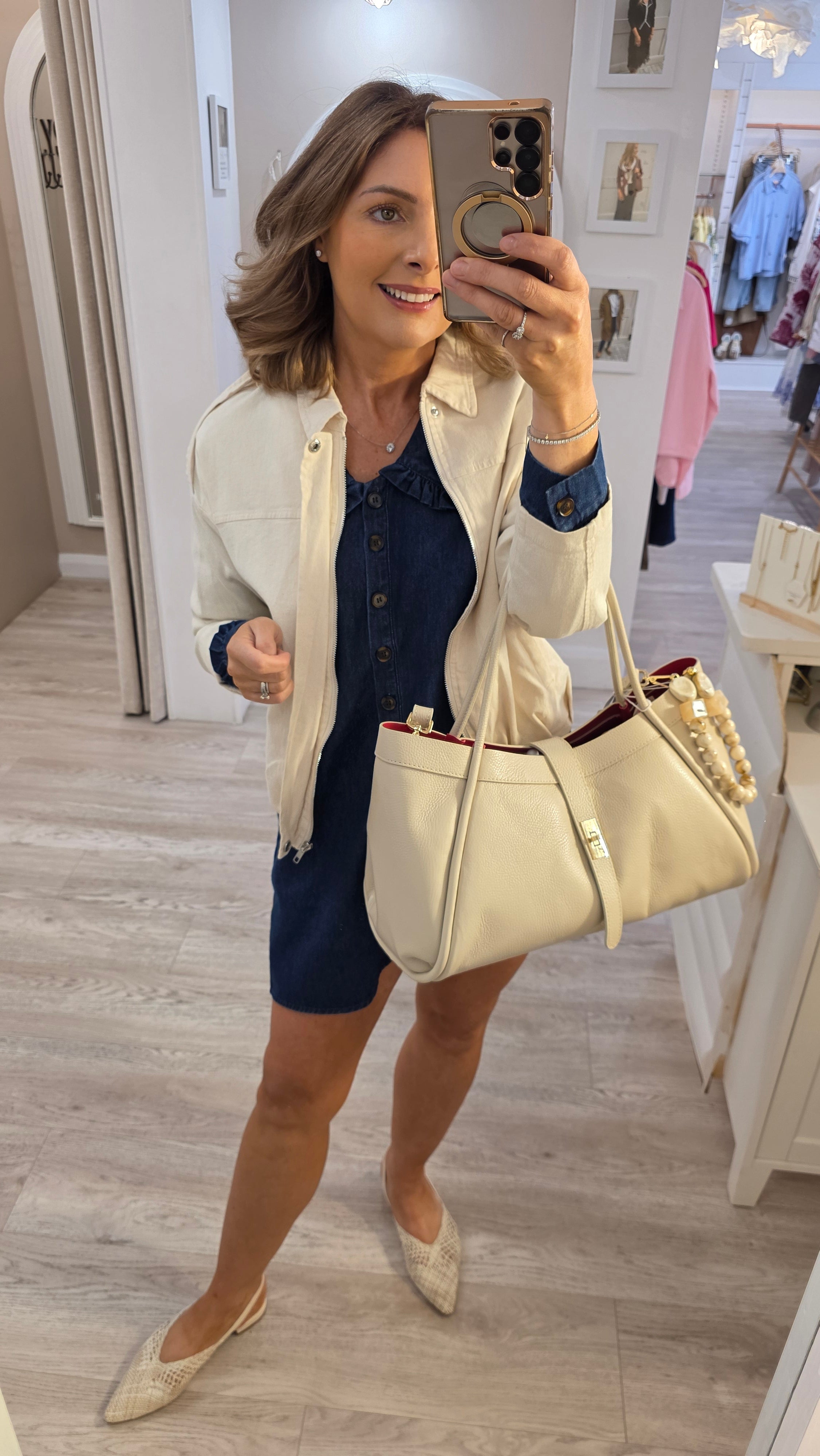 Lila Denim Dress