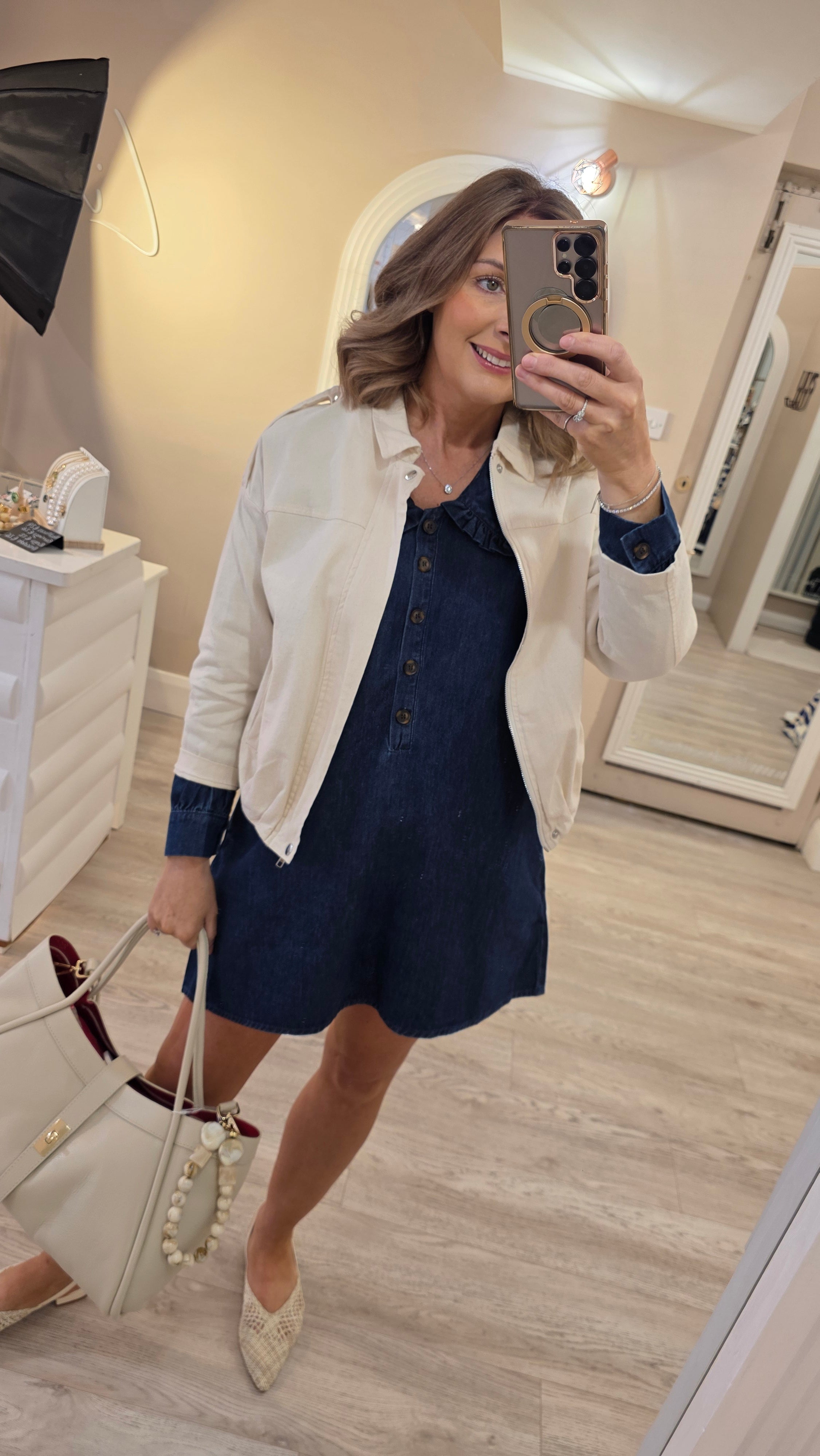 Lila Denim Dress