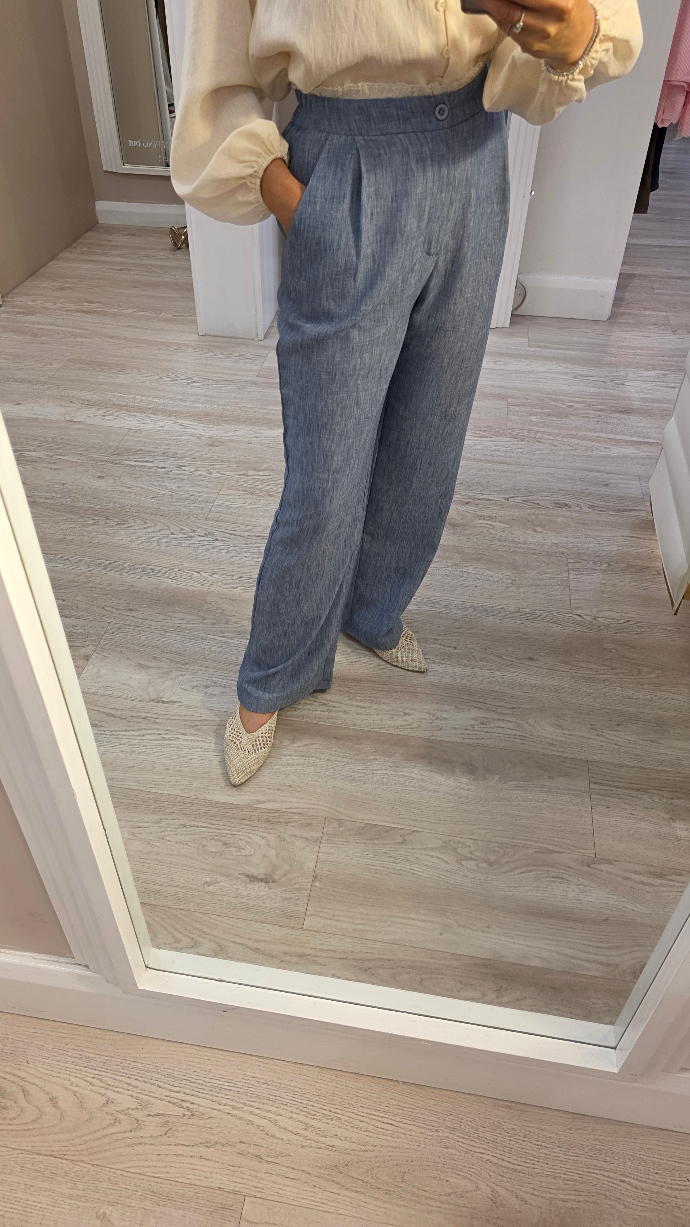 Clara Wide-Leg Trousers