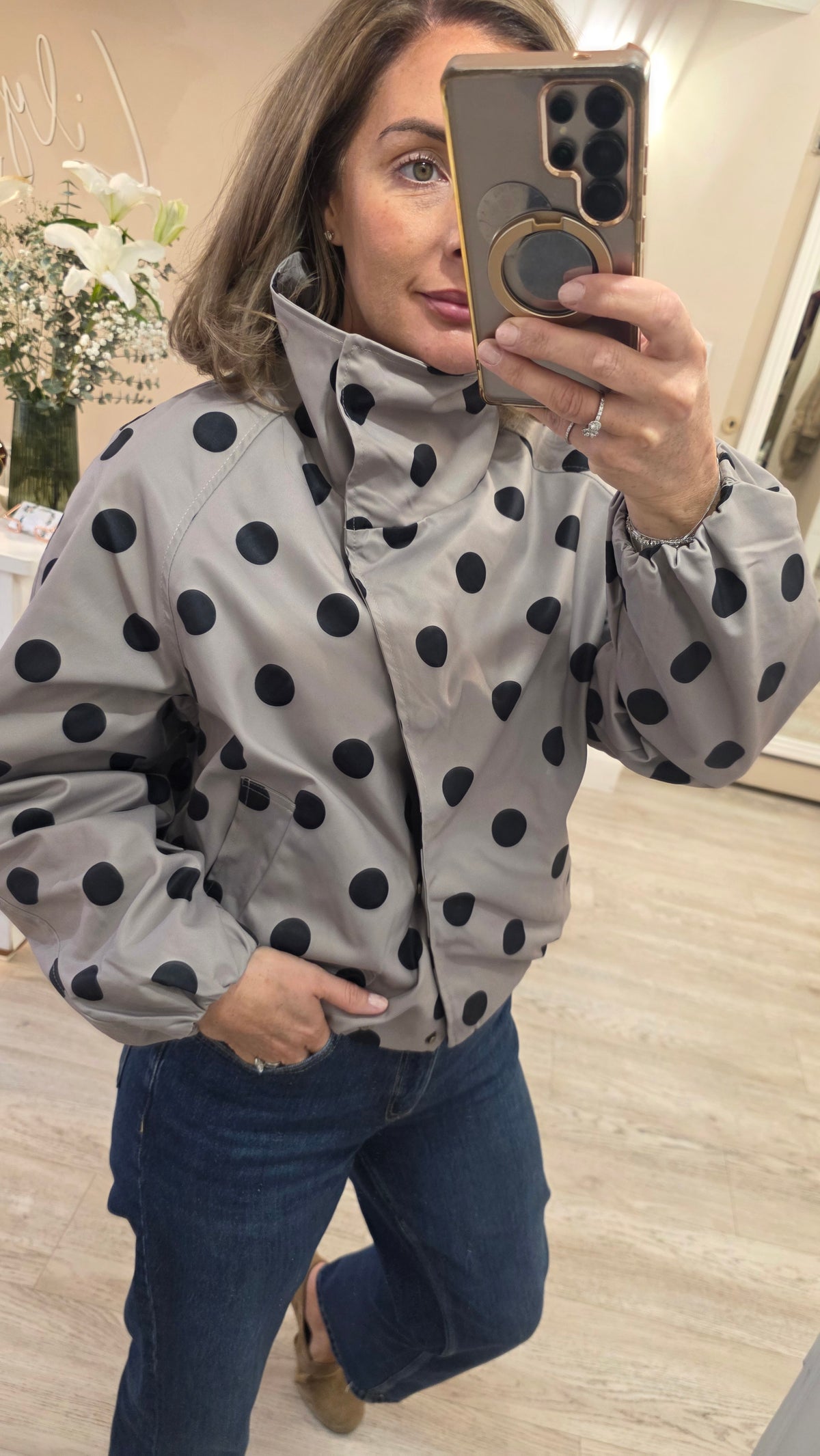 Polly Polkadot Jacket
