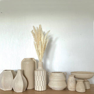 Simple Paper Maché Vase Pm D9 H11.5cm