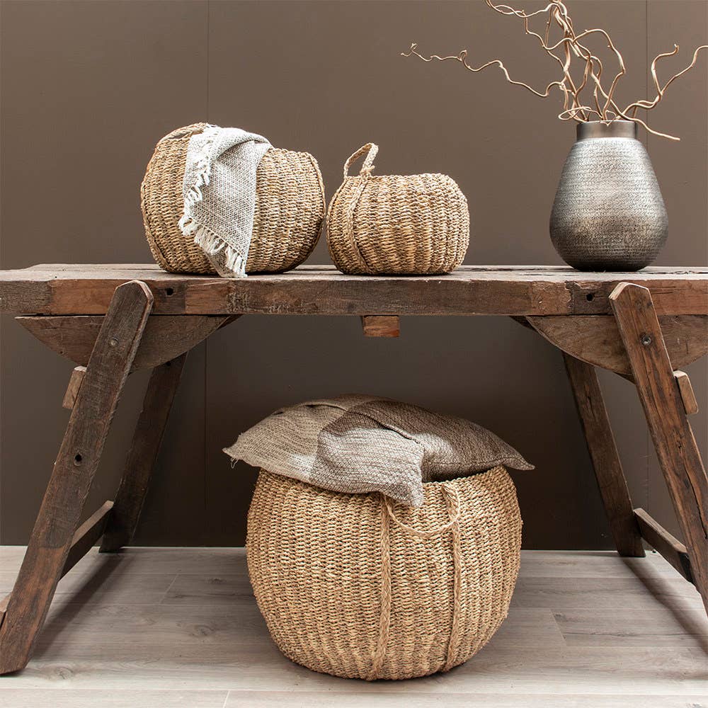 Ayana seagrass basket ( Size Medium) - Lily's Boutique