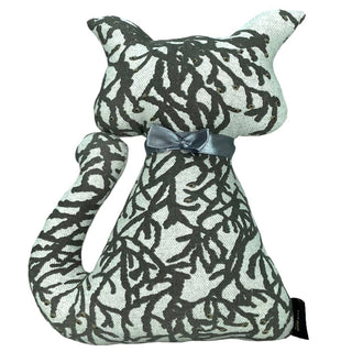 Cat door stop, “Caledonia” grey