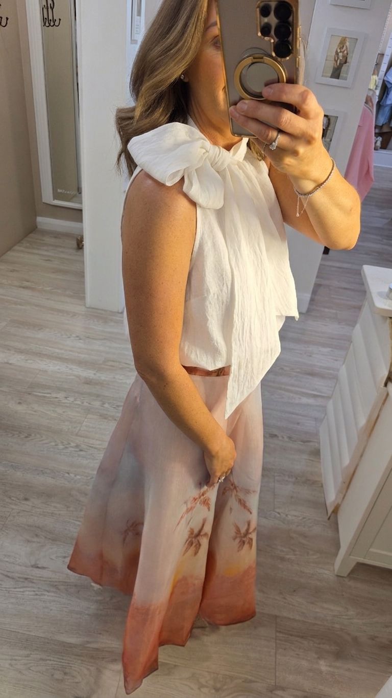Elara White Top
