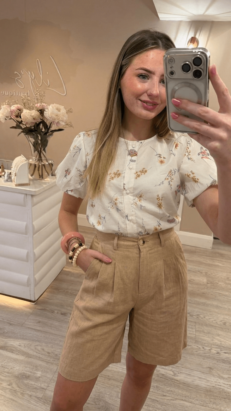 Eloise Tan Shorts - Lily's Boutique