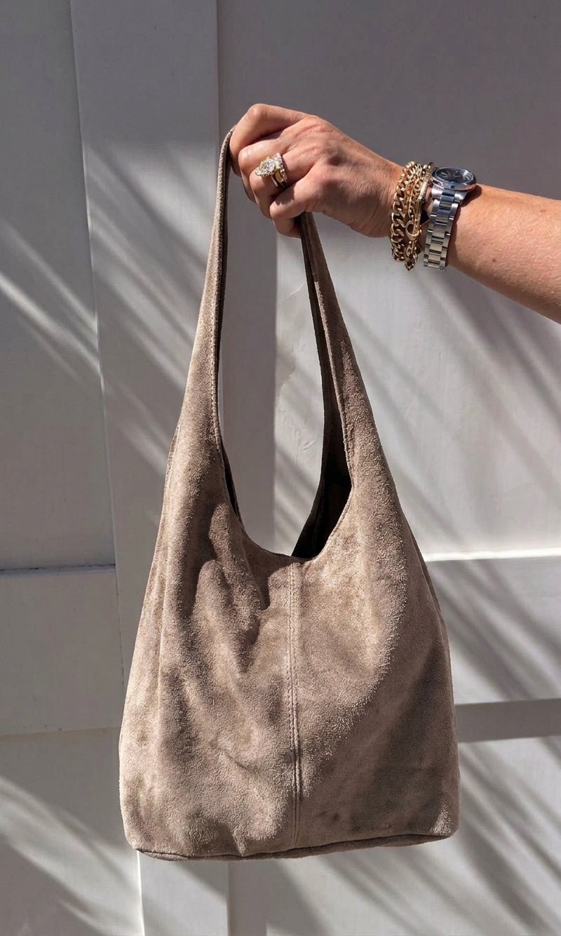 Lucy Suede Bag - Lily's Boutique
