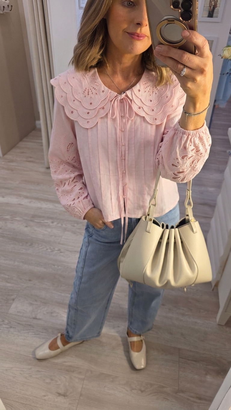 Leslie Pink Blouse
