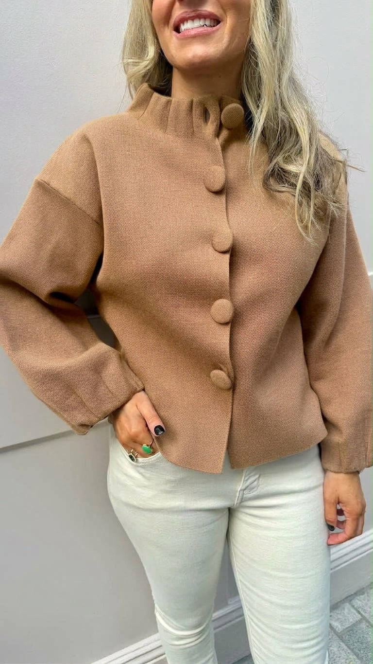 Grace Taupe Cardi