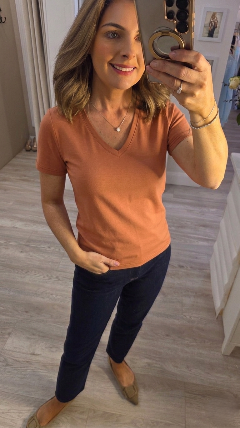 Terri Terracotta Top